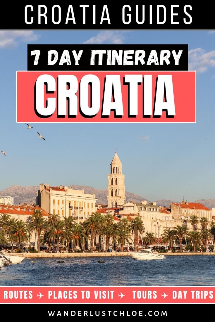 7 Day Croatia Itinerary