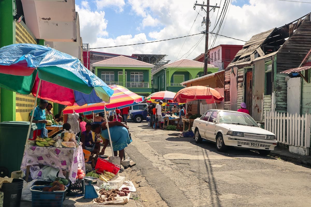 Mercato di Roseau, Dominica