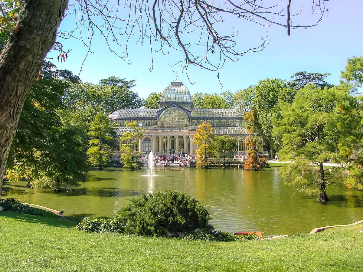 Beautiful gardens in Madrid