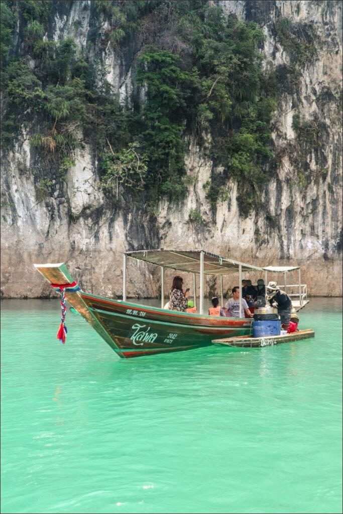 clear water in khao sok