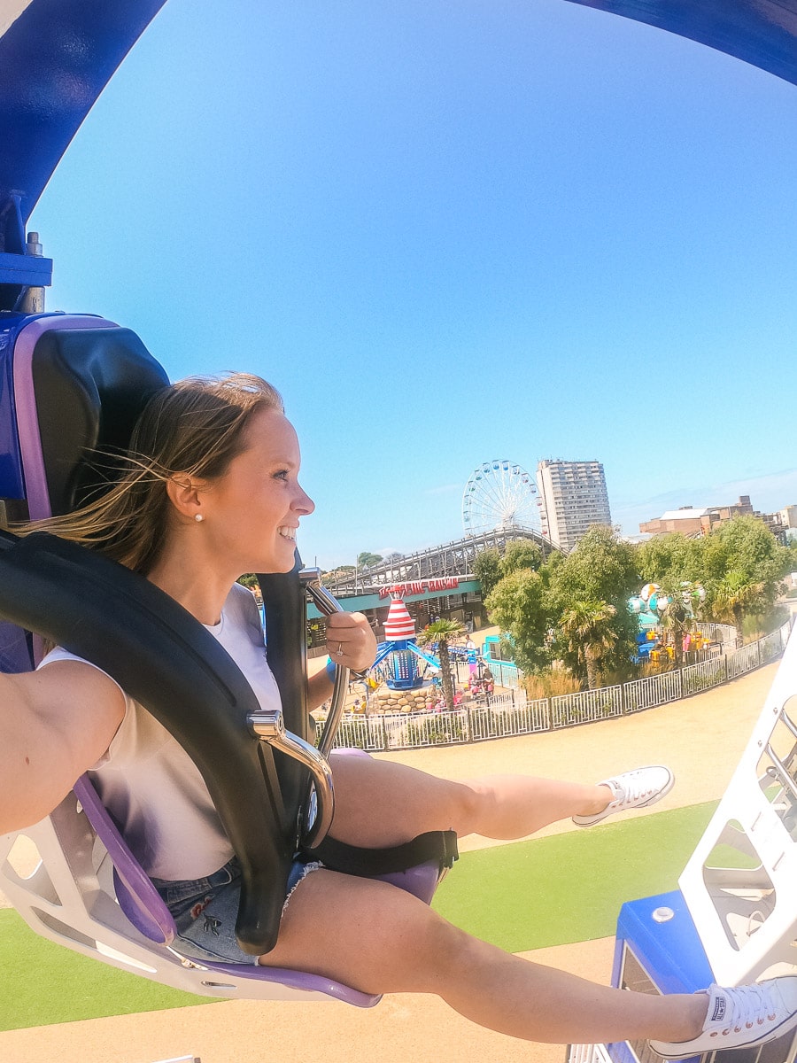Riding the Dreamcatcher at Dreamland Margate