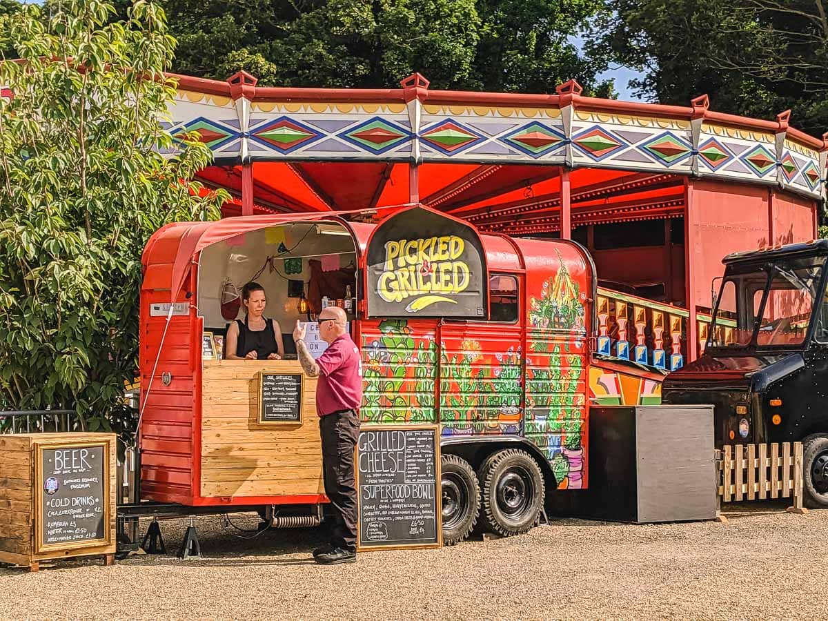 Street food trucks at Dreamland Margate