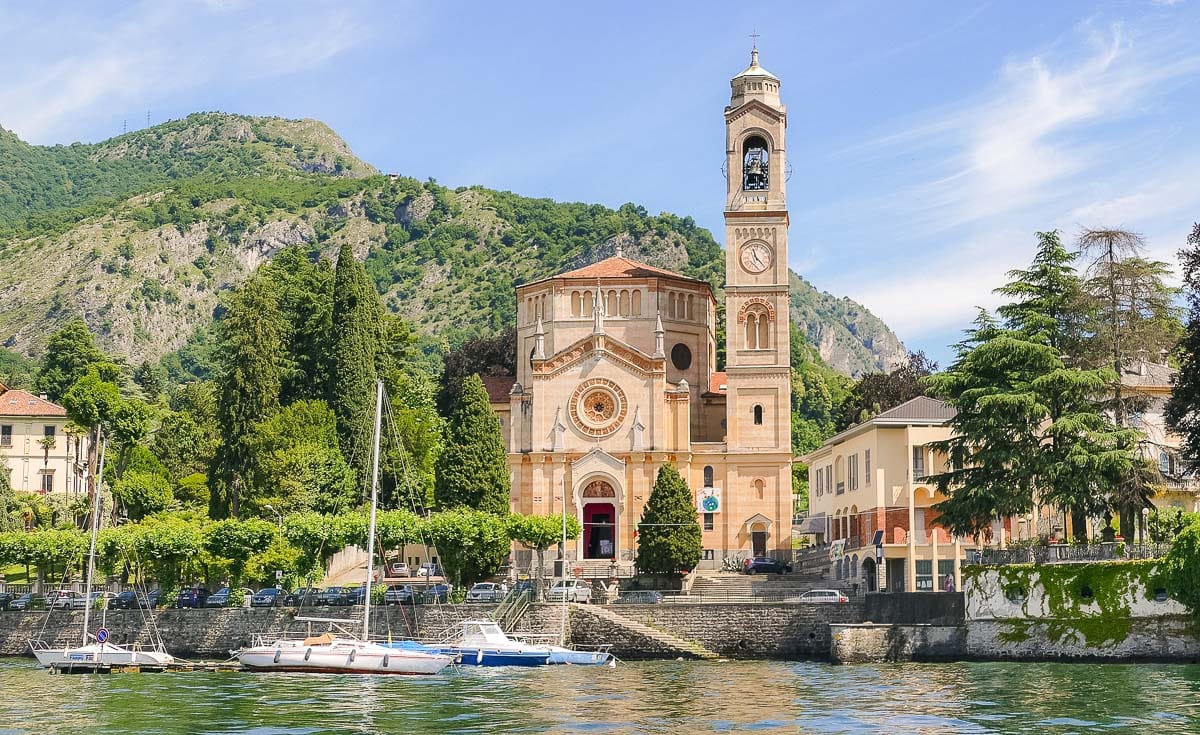 Pretty towns on Lake Como, Italy