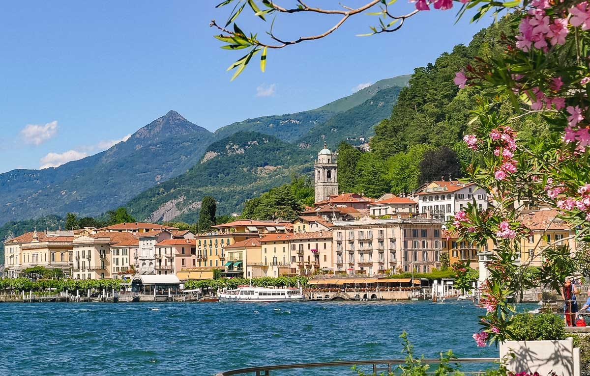 Pretty towns on Lake Como, Italy