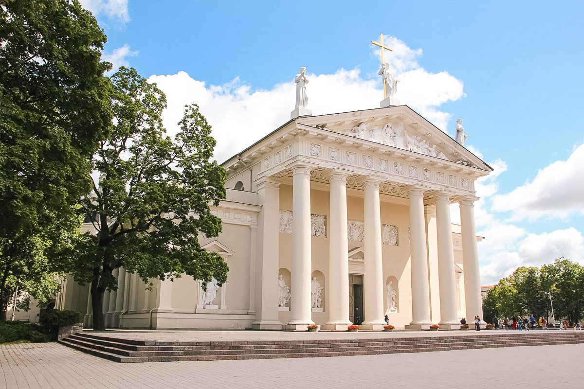 Vilnius Cathedral And Bell Tower