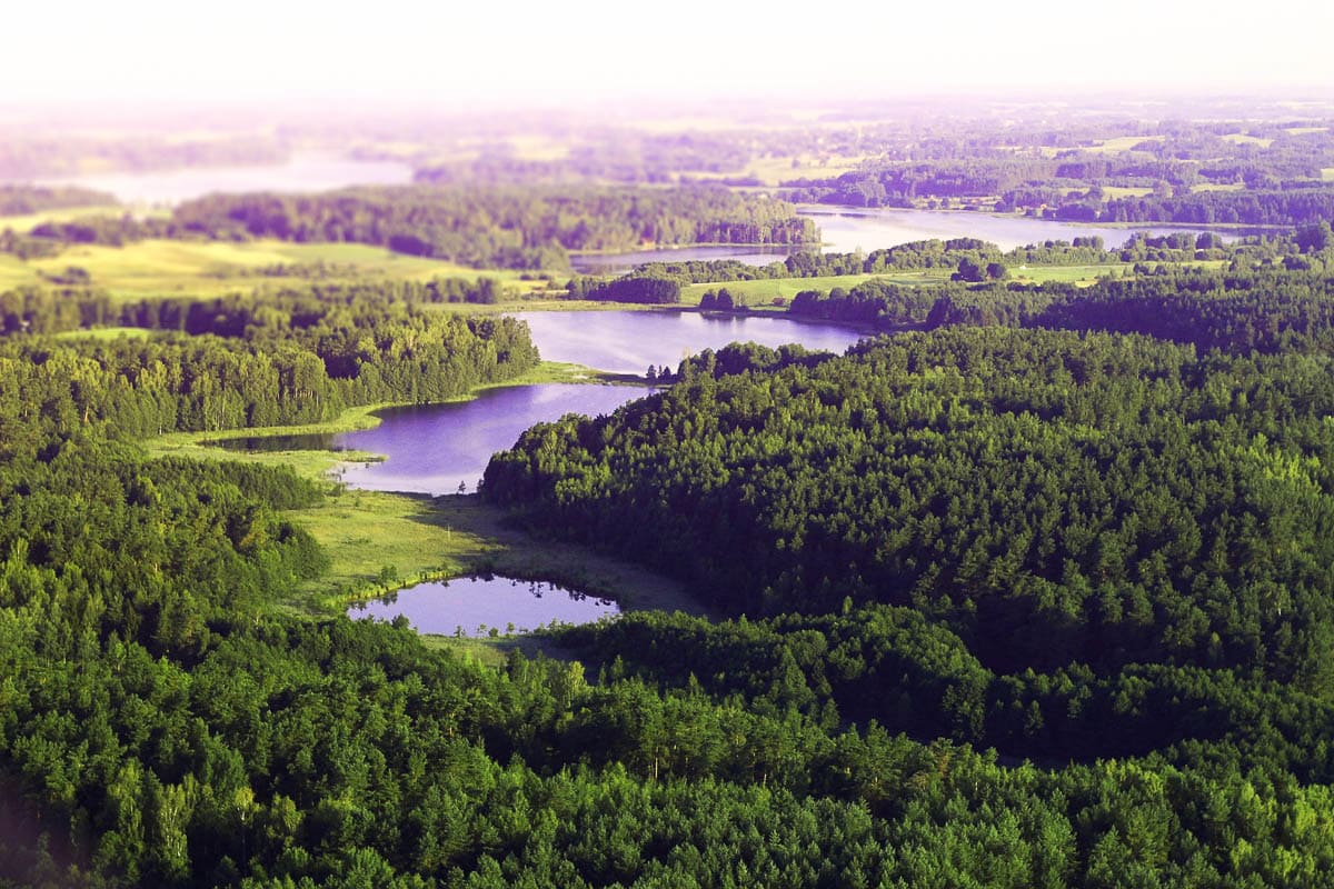 Beautiful nature in Lithuania