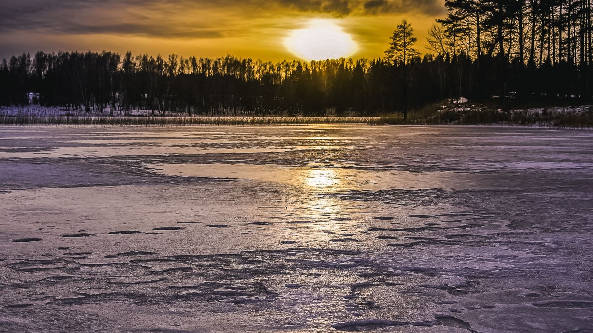 Lithuania in winter