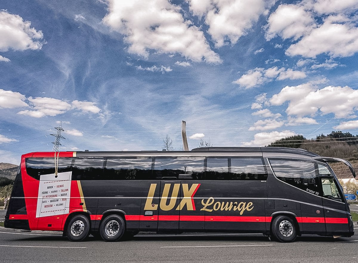 Lux Express coach from Tallinn to Riga