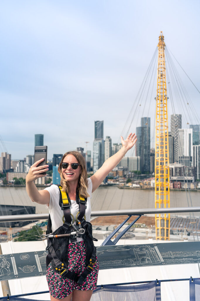 Up at The O2 climb 