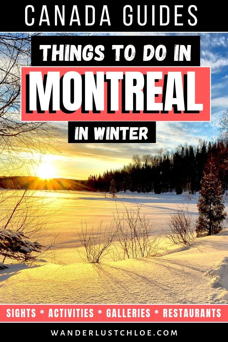 Things To Do In Montreal In Winter