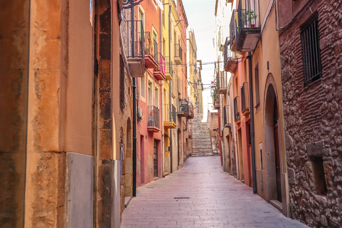 Pretty streets of Tarragona