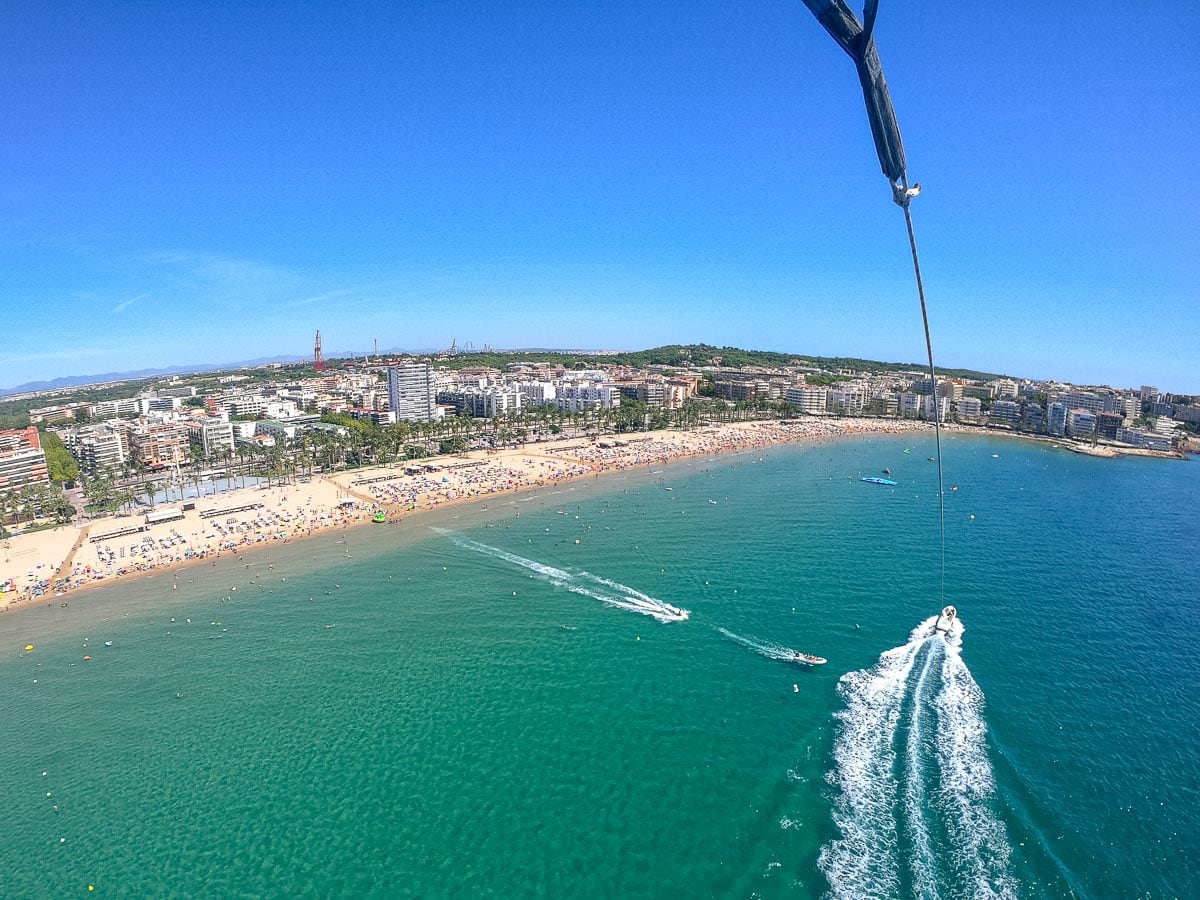 Parasailing in Salou