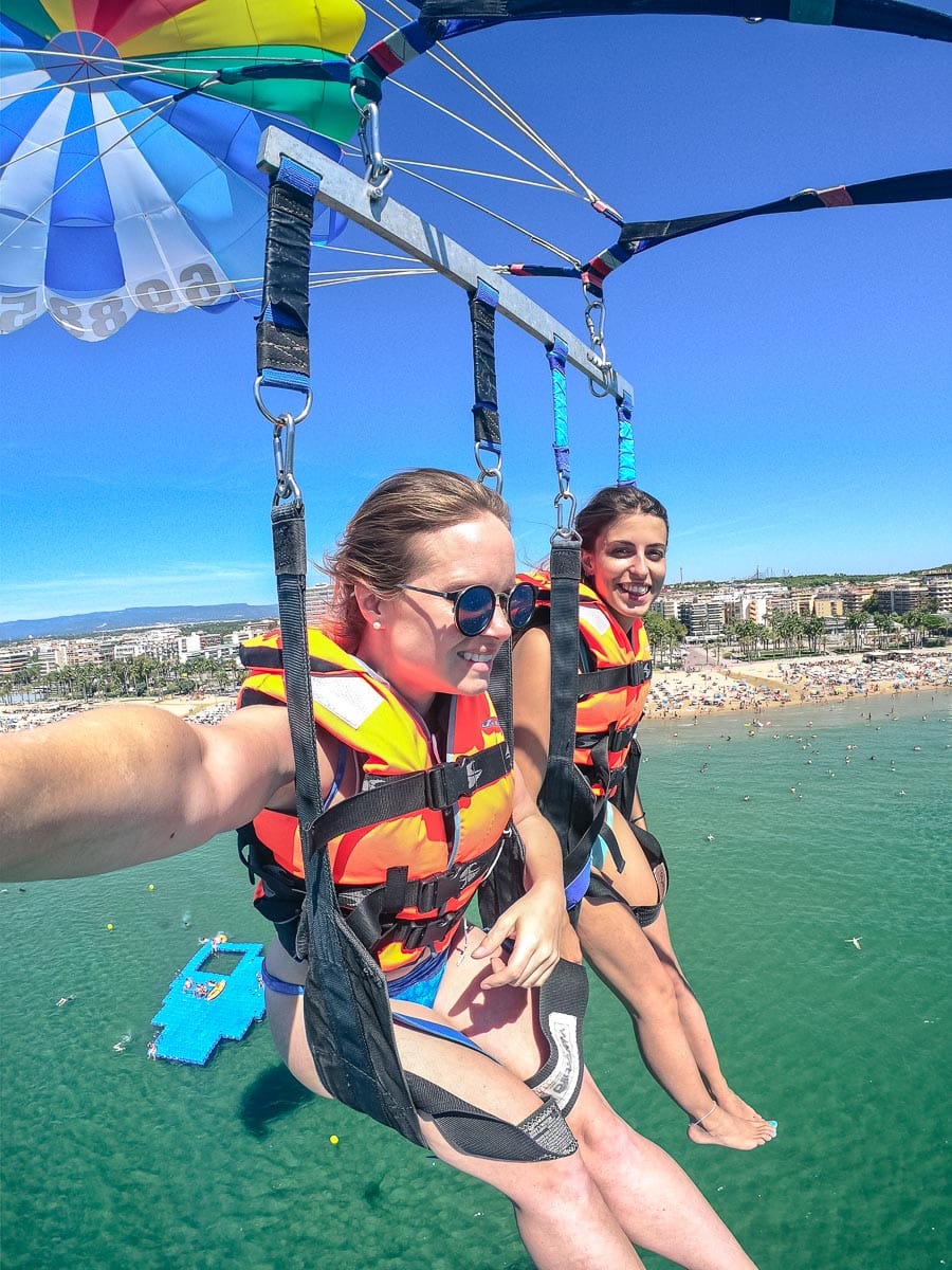 Parasailing in Salou