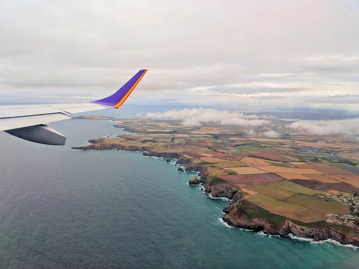 Take off in Newquay, Cornwall