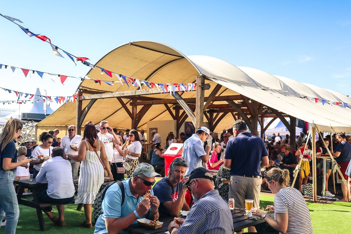 Festival atmosphere at the Southampton Boat Show