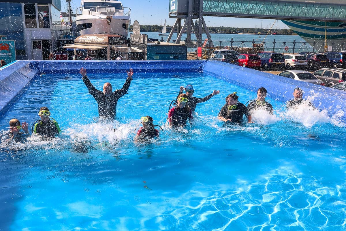 Try-a-dive at the Southampton Boat Show