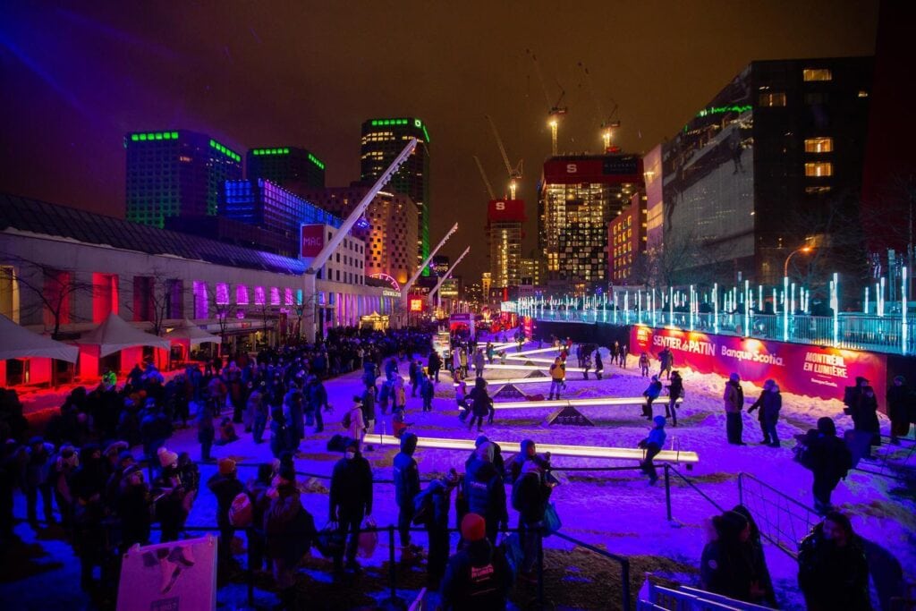 Montreal en Lumiere is one of the best winter festivals in Montreal