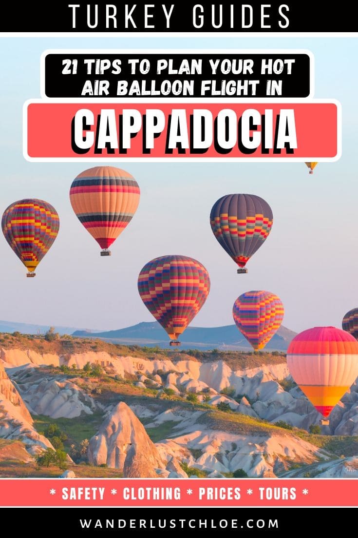 21 tips to plan a hot air balloon flight in Cappadocia