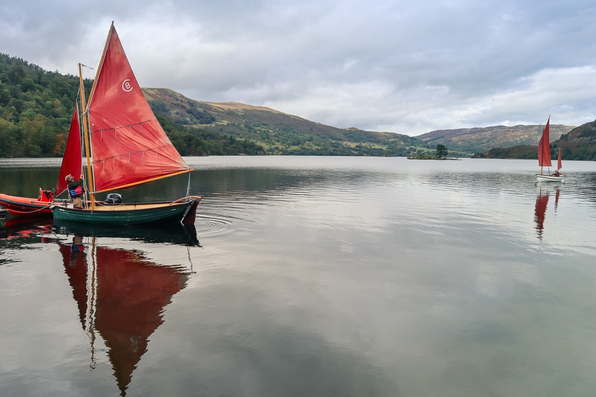 Sailing in Glenridding, Ullswater