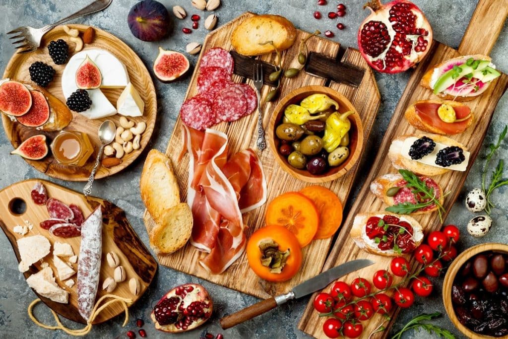 Tapas spread