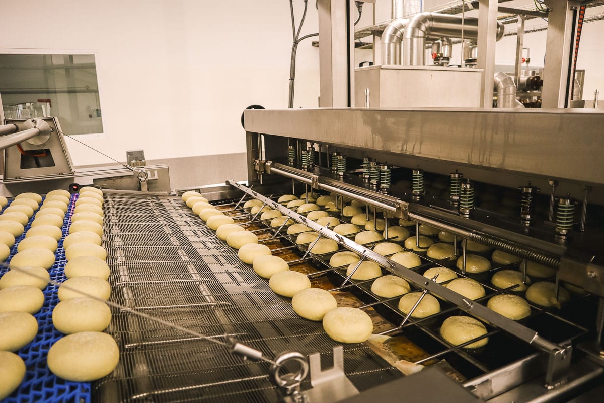 Krapfen being made at Erika Eis