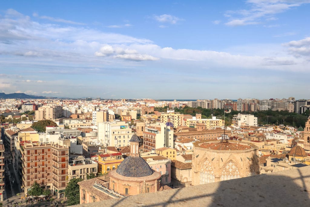 Panoramic views of Valencia from El Miguelete, Valencia Cathedral