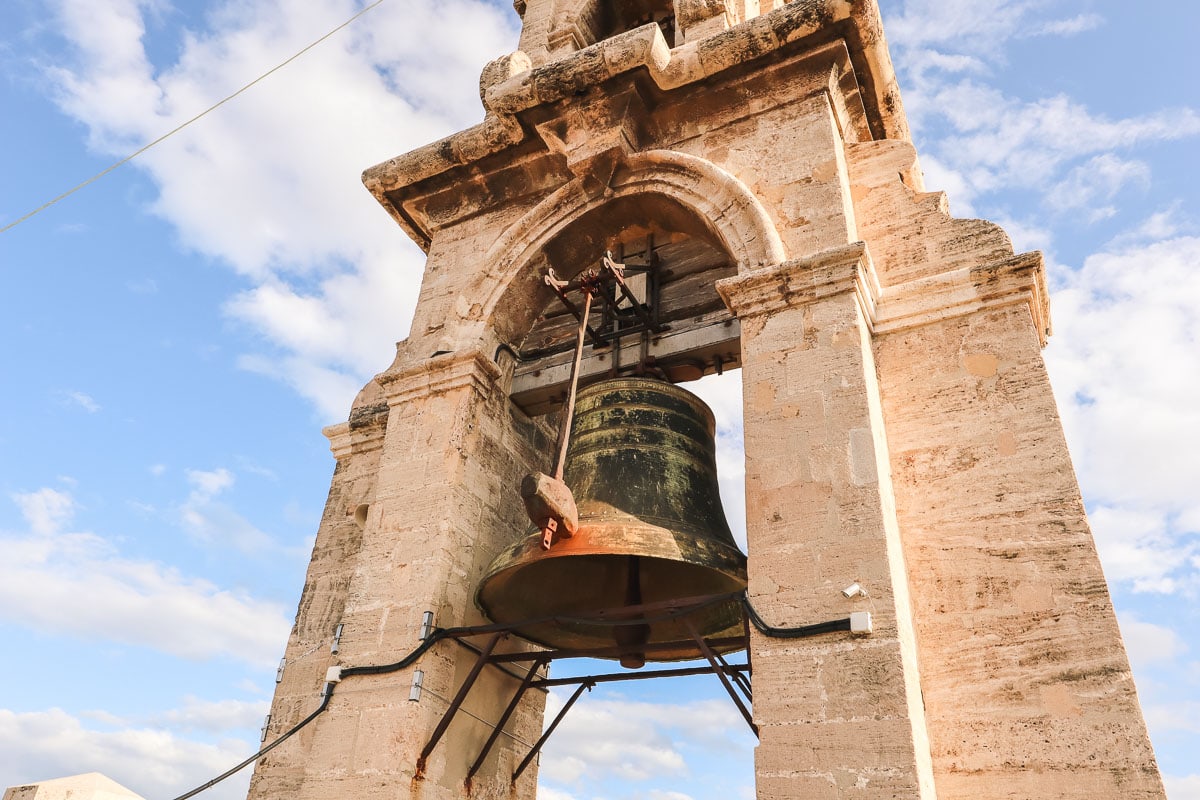 Miguel the bell - top of Valencia Cathedral bell tower