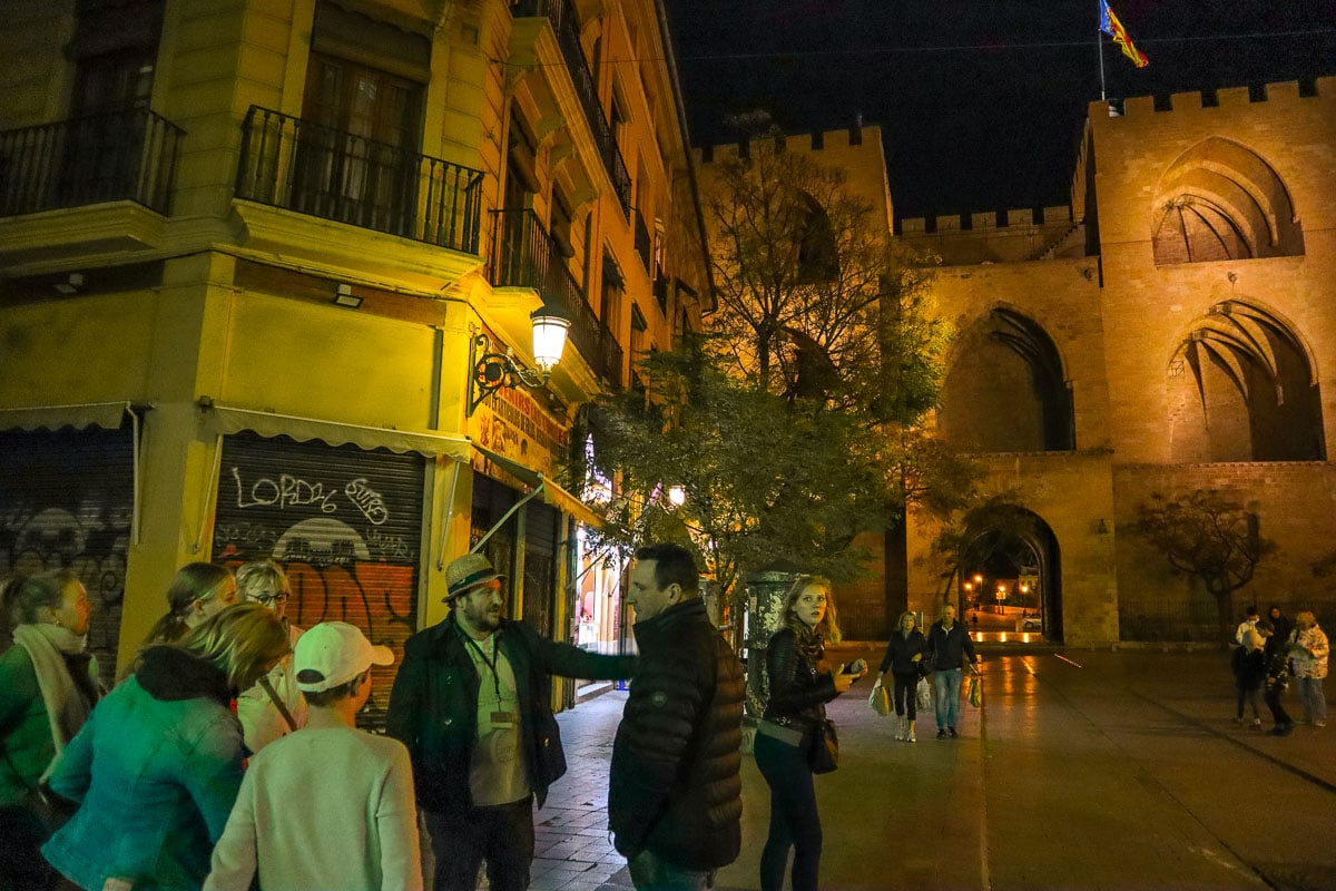 Exploring the city on a Valencia food tour