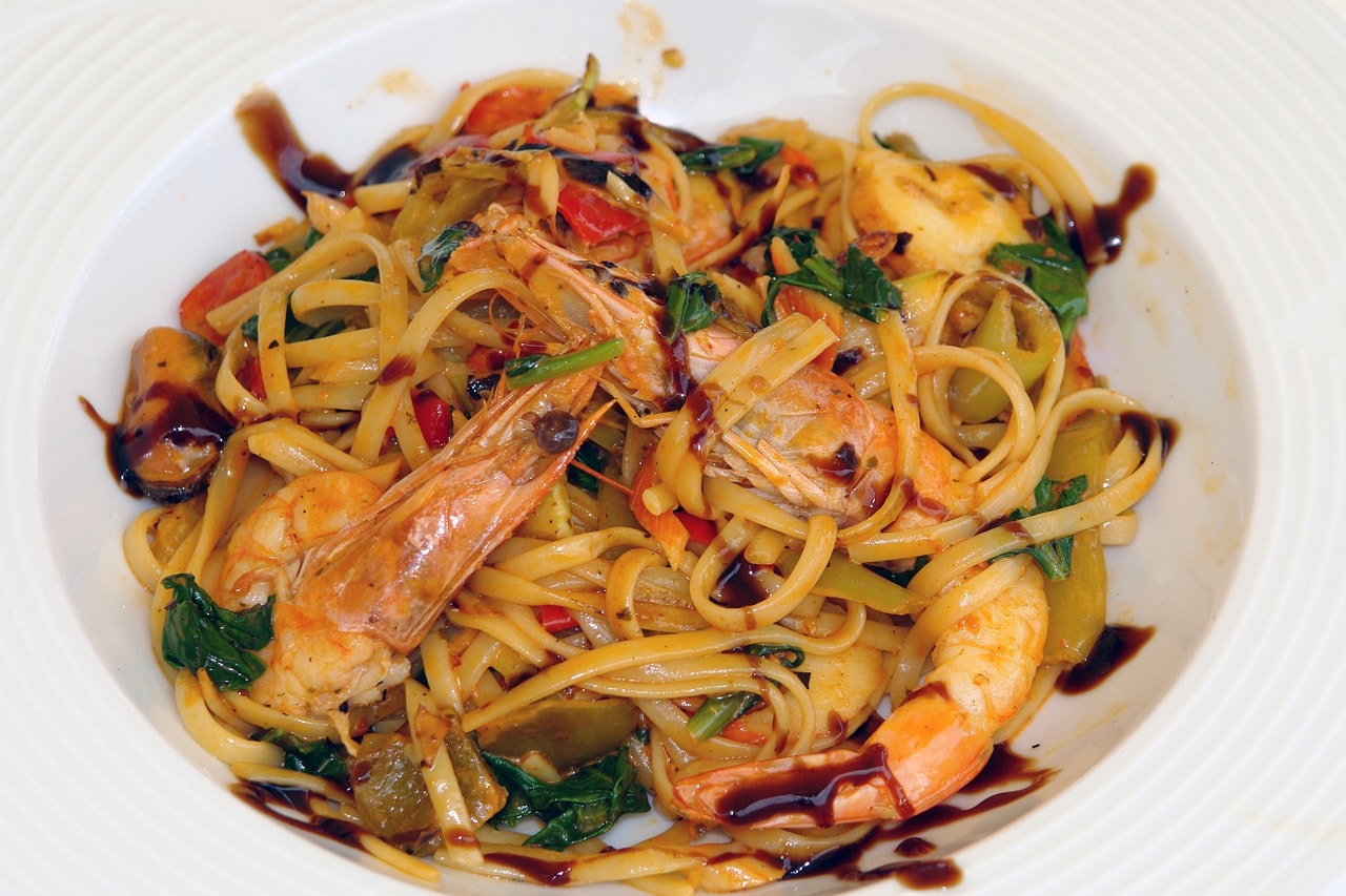 Seafood pasta