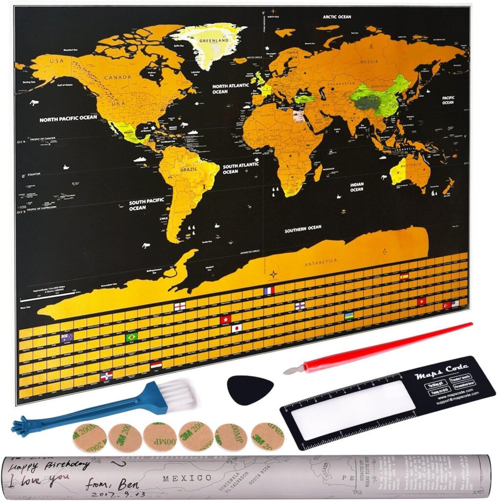 scratch off travel map