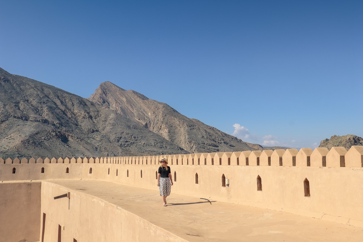 explorând Fortul Rustaq, Oman