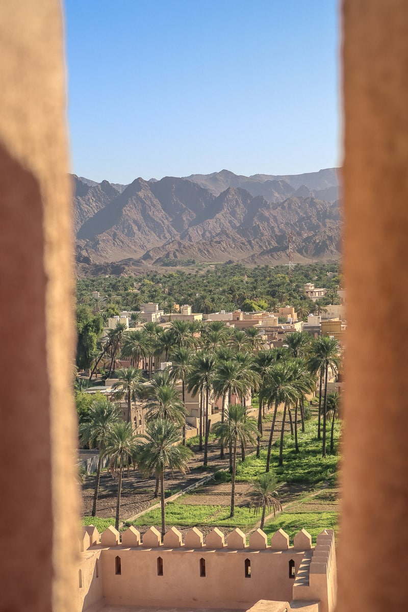 View from Rustaq Fort, Oman