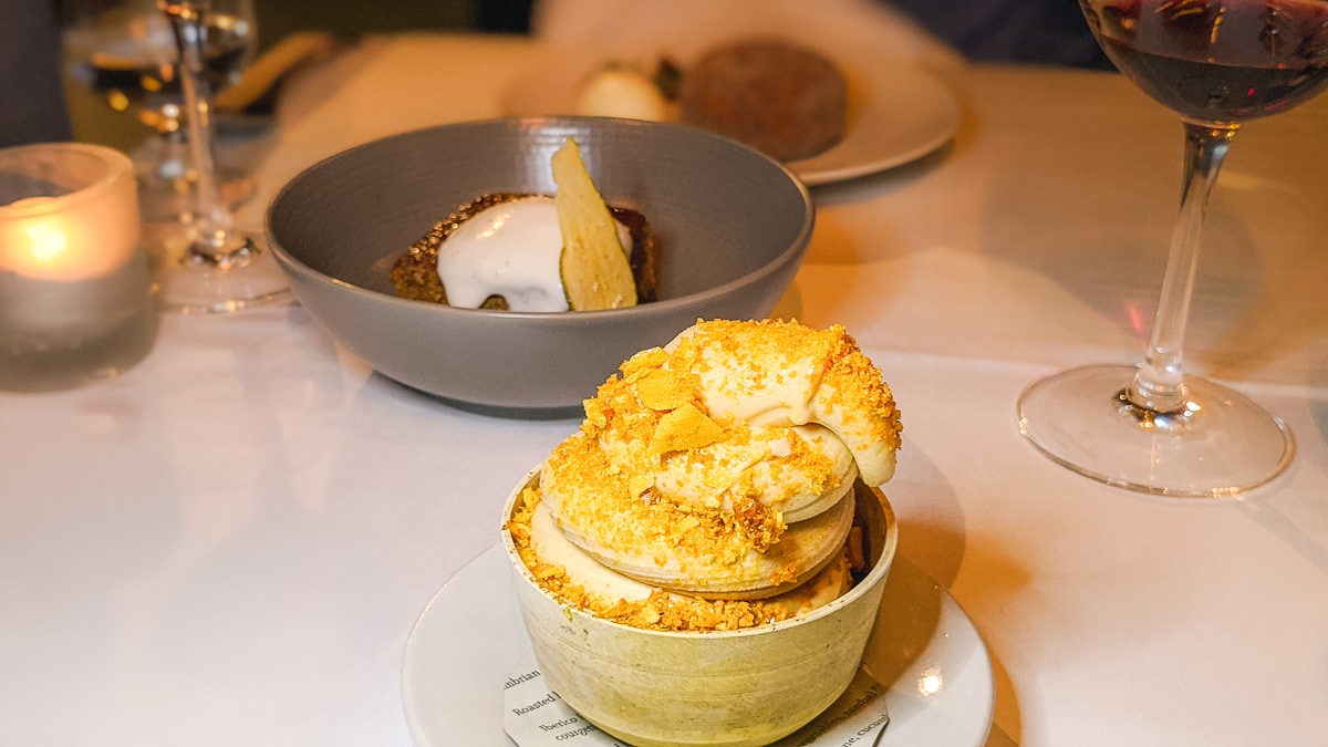 Salted caramel soft serve at Tredwells