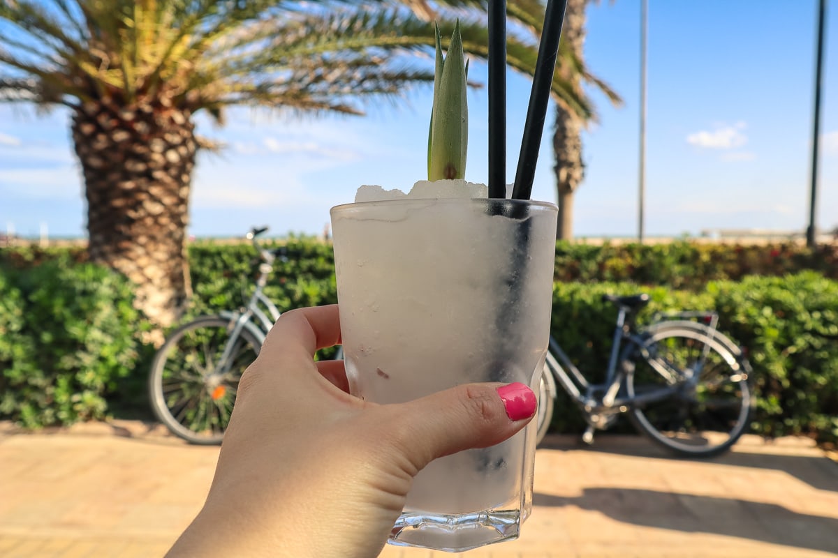 Cocktails on Valencia beach