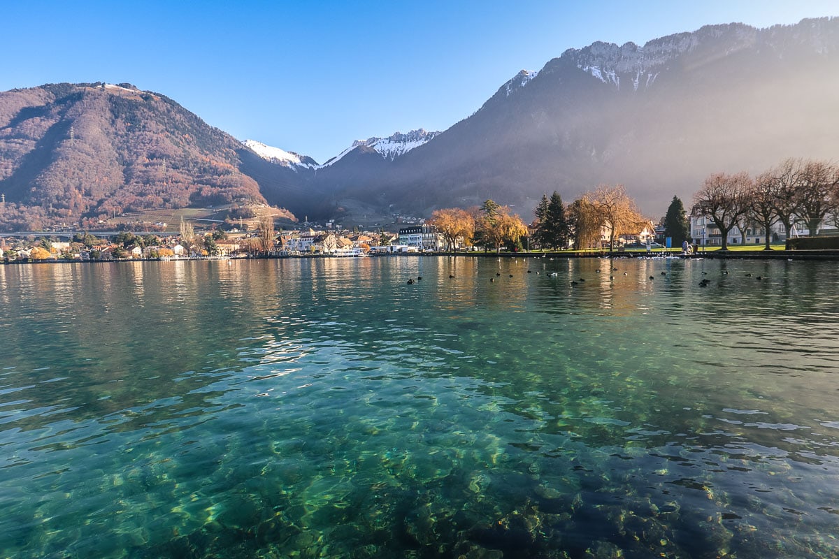 Lake Geneva from Montreux, Switzerland