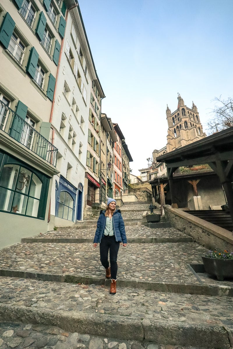 Exploring Lausanne city centre