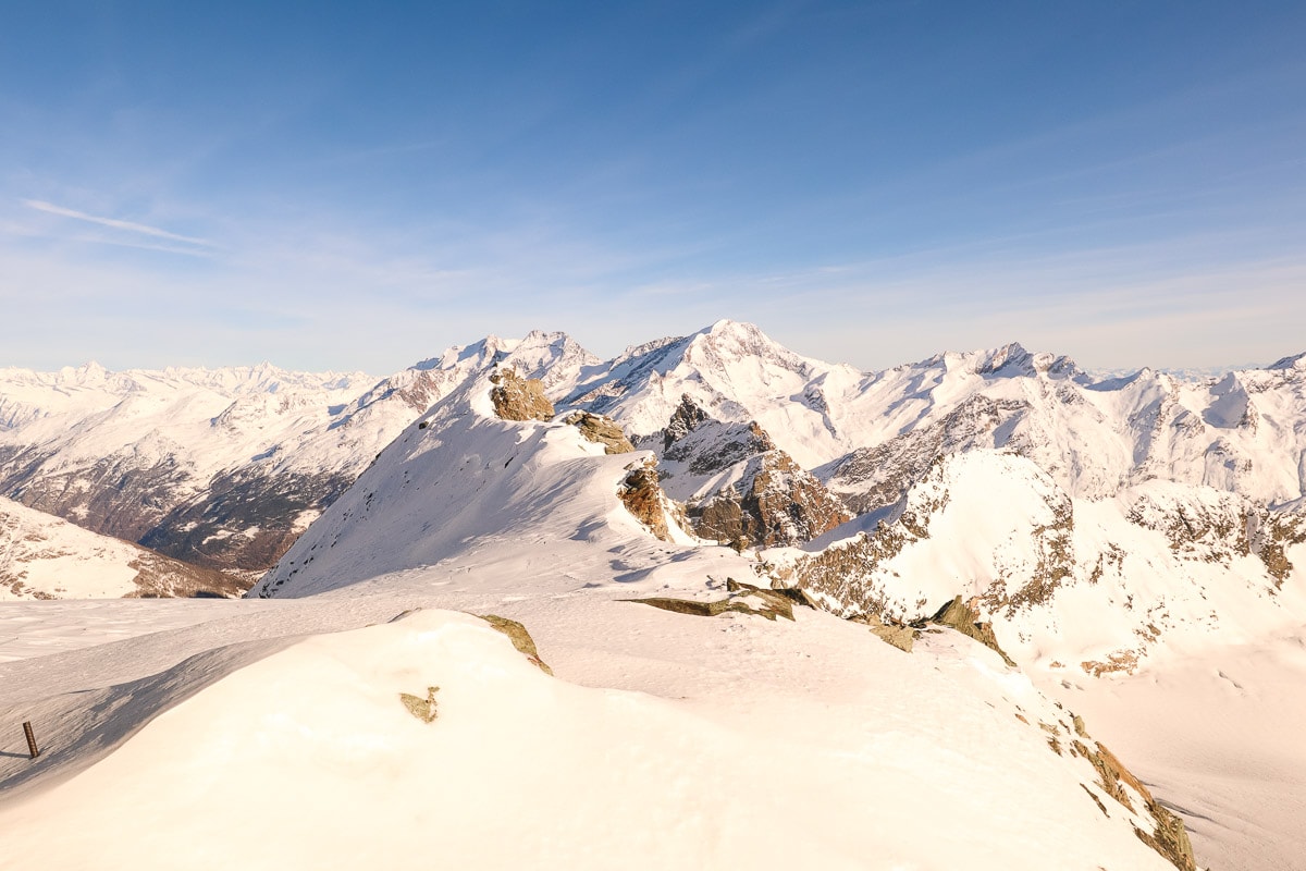 View from Mittelallalin, Saas-Fee