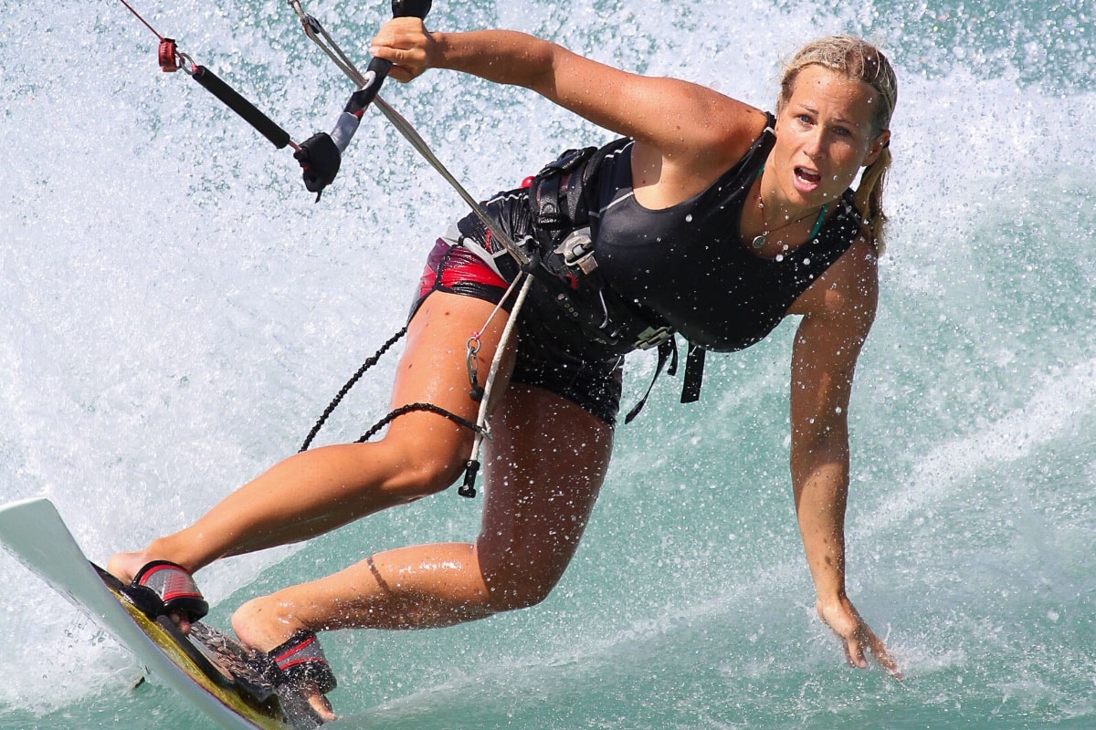 Kite surfing in the Dominican Republic