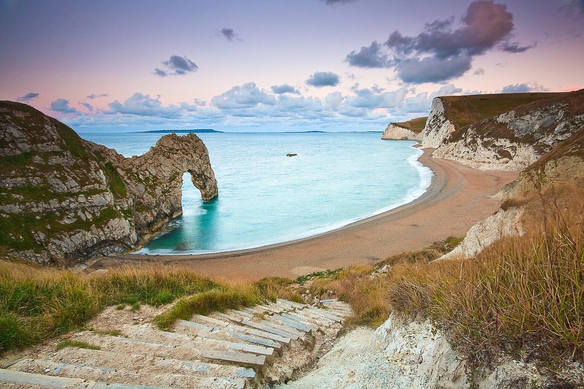 The path to Durdle Door Beach, Dorset