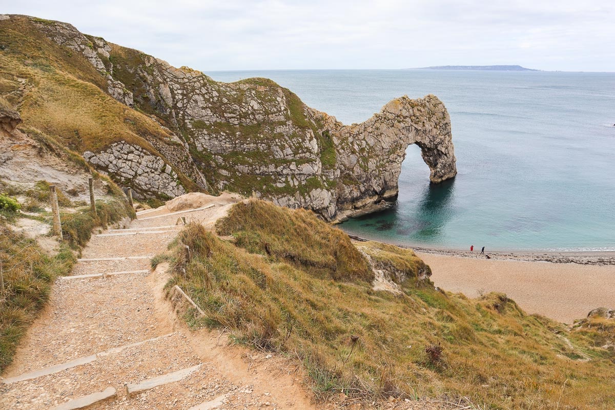 The path to Durdle Door Beach, Dorset