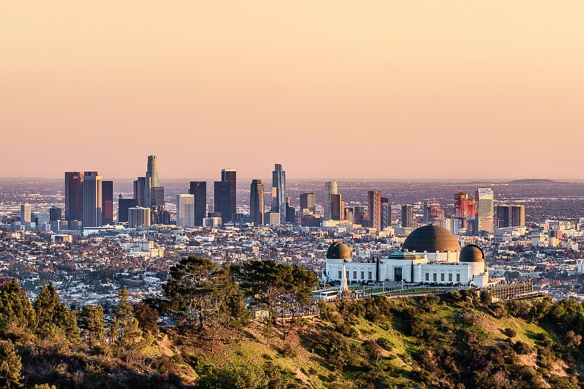 Sunset at Griffith Observatory, Los Angeles