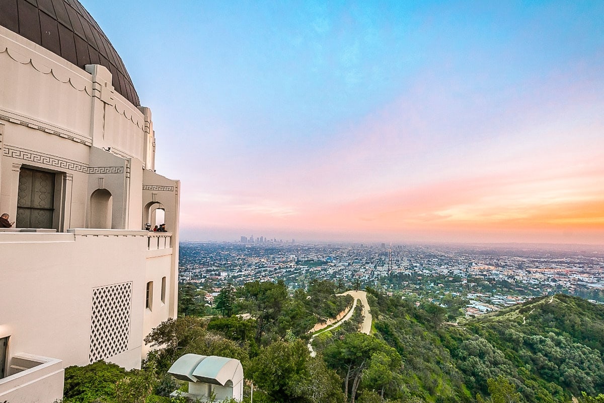 Incredible views from Griffith Observatory, L.A.