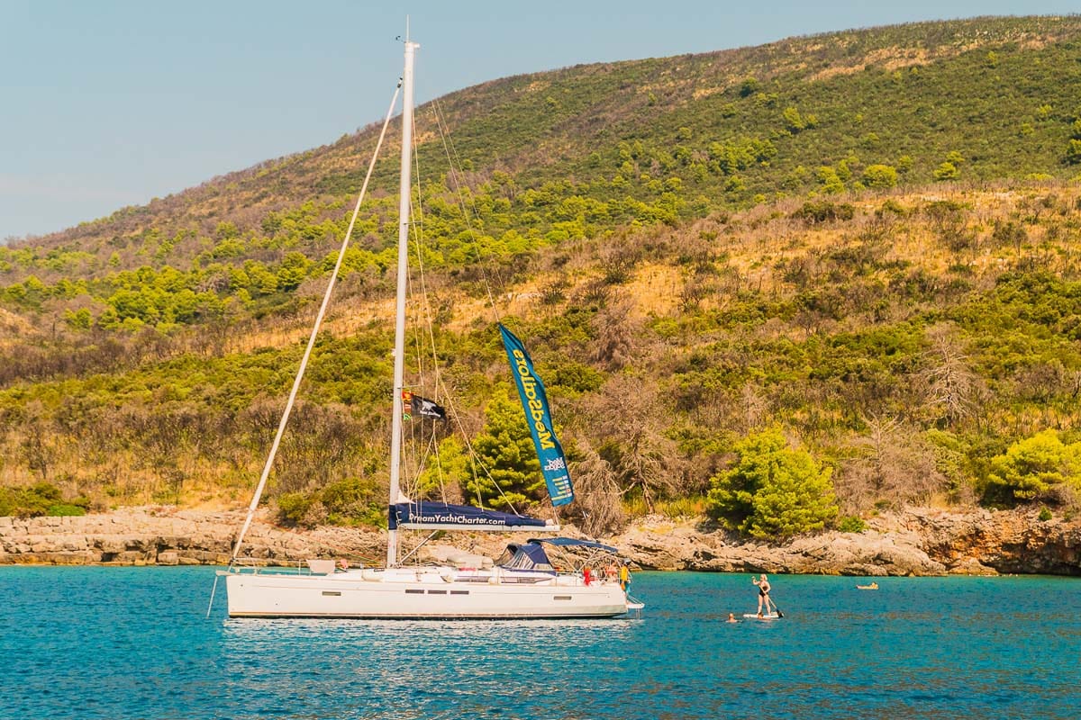 Everyday views on the MedSailors Montenegro Discovery route