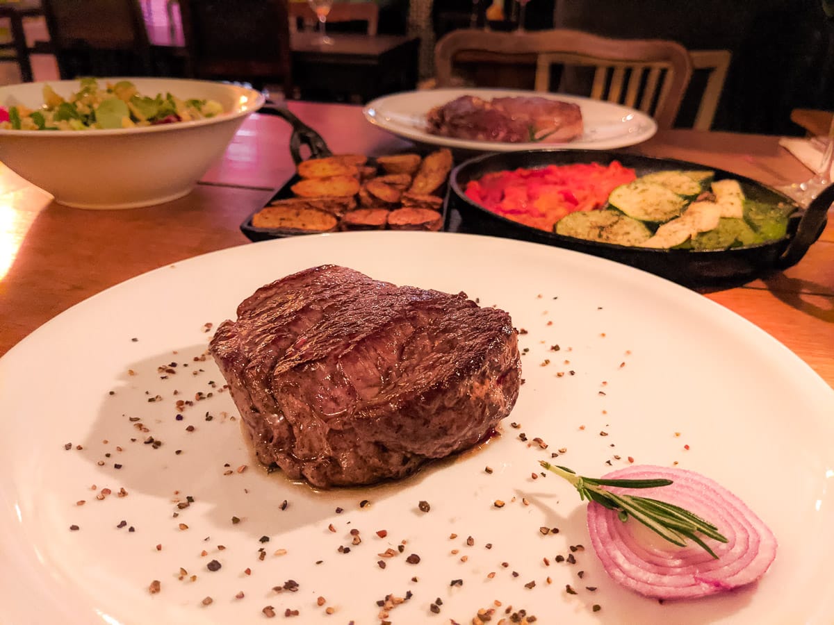 Steak at Dürrer Hase, Nuremberg