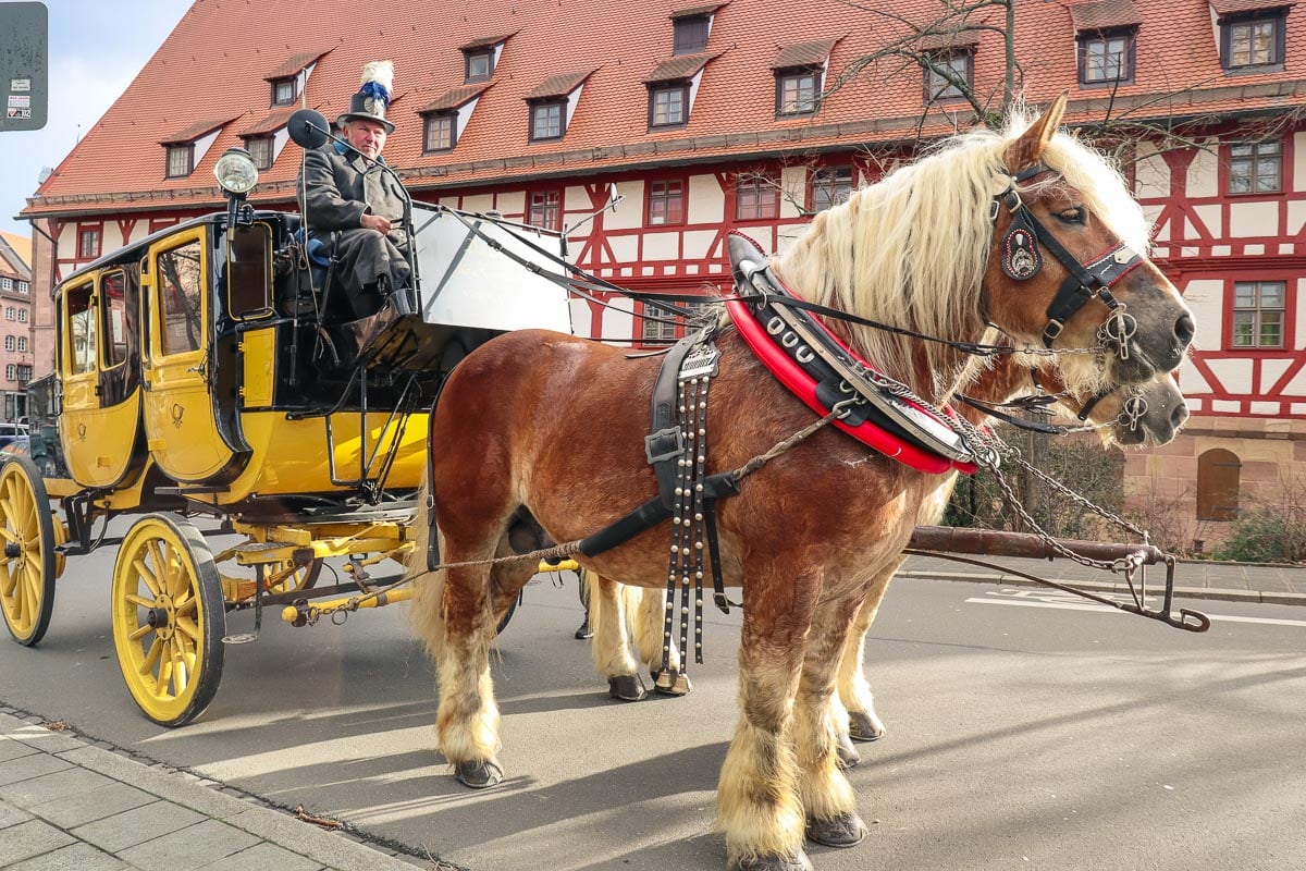 Mail coach trip in Nuremberg 