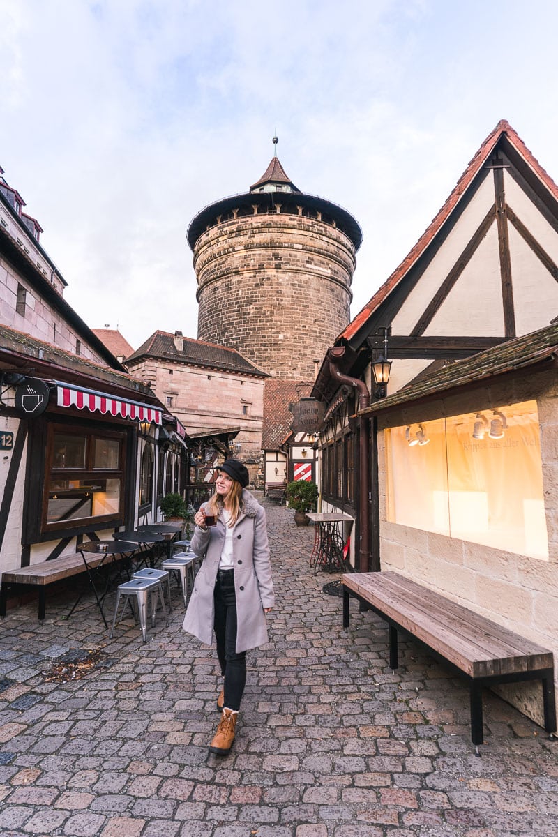 Gluhwein time in Handwerkerhof Nuremberg