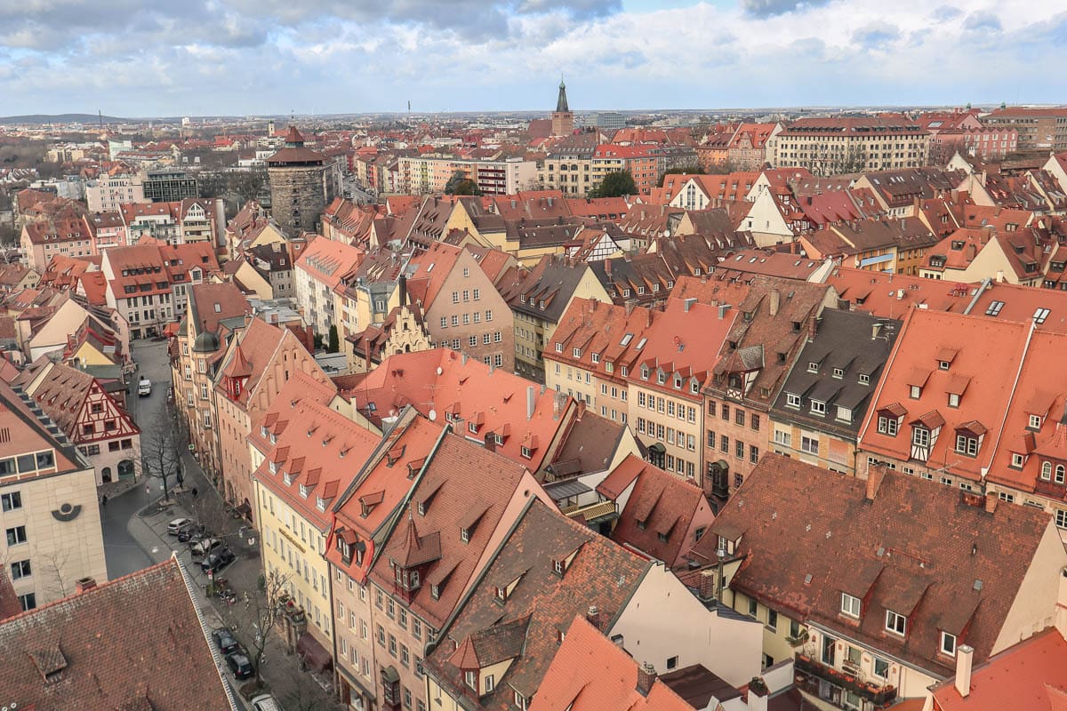 Best view of Nuremberg - from tower of St. Sebaldus Church