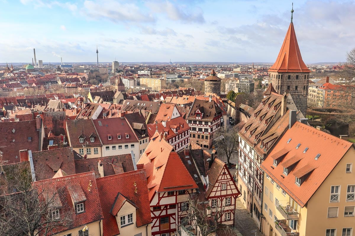 View from Nuremberg Imperial Castle