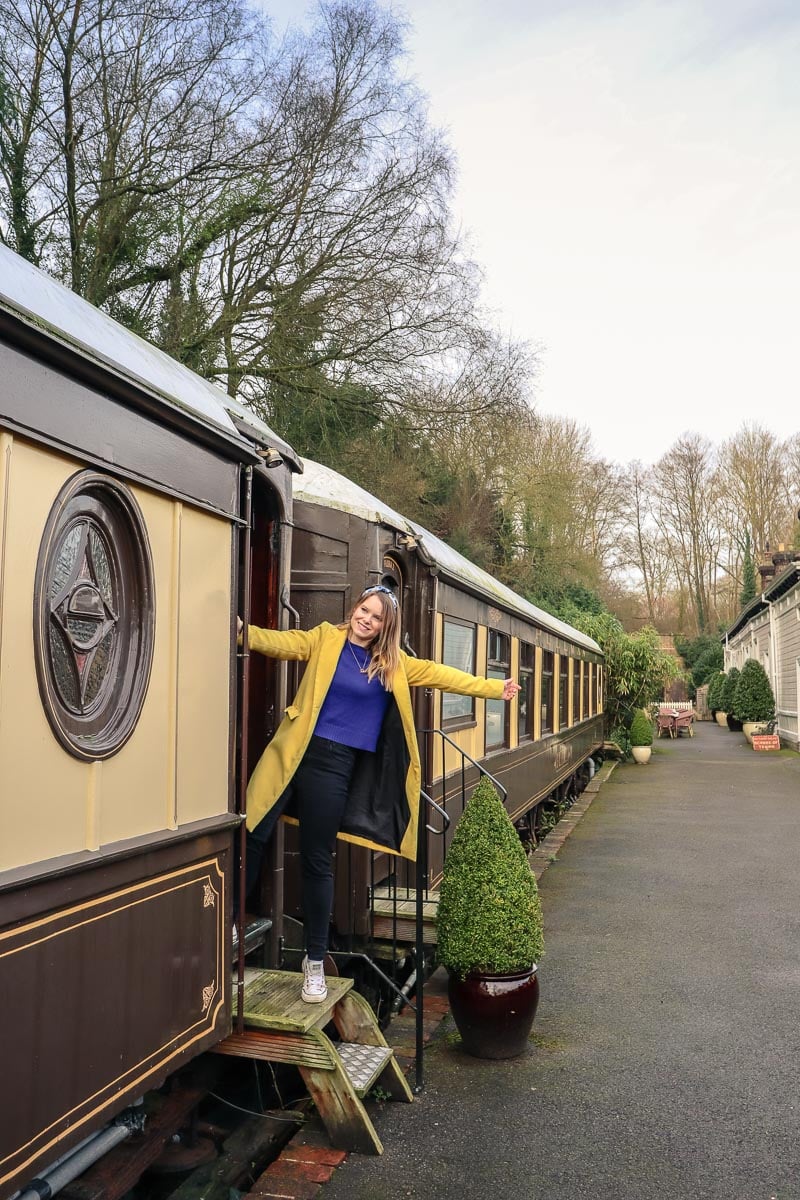 Our Pullman carriage at The Old Station