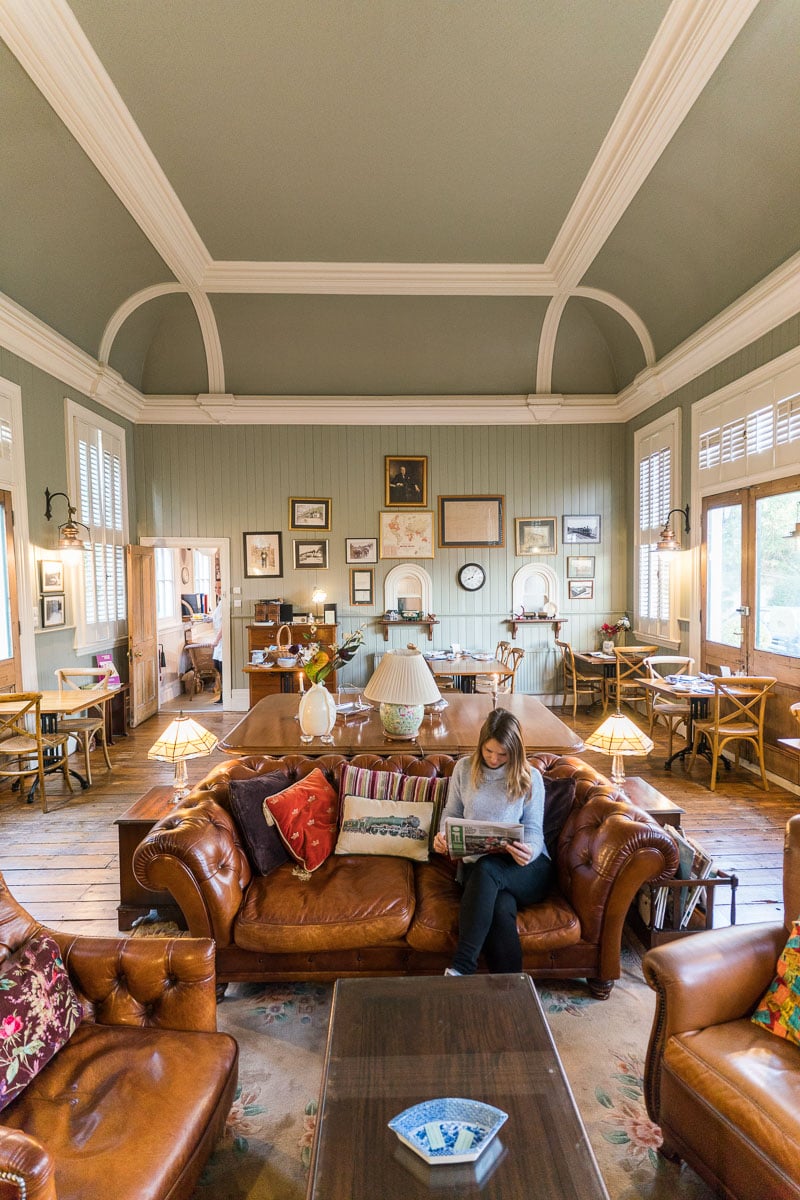 Waiting room at The Old Station, Petworth